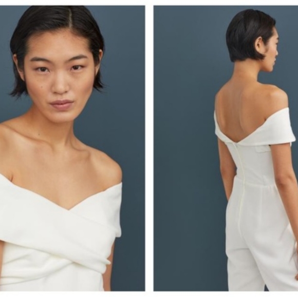 Off shoulder formal jump suit - Picture 2 of 3